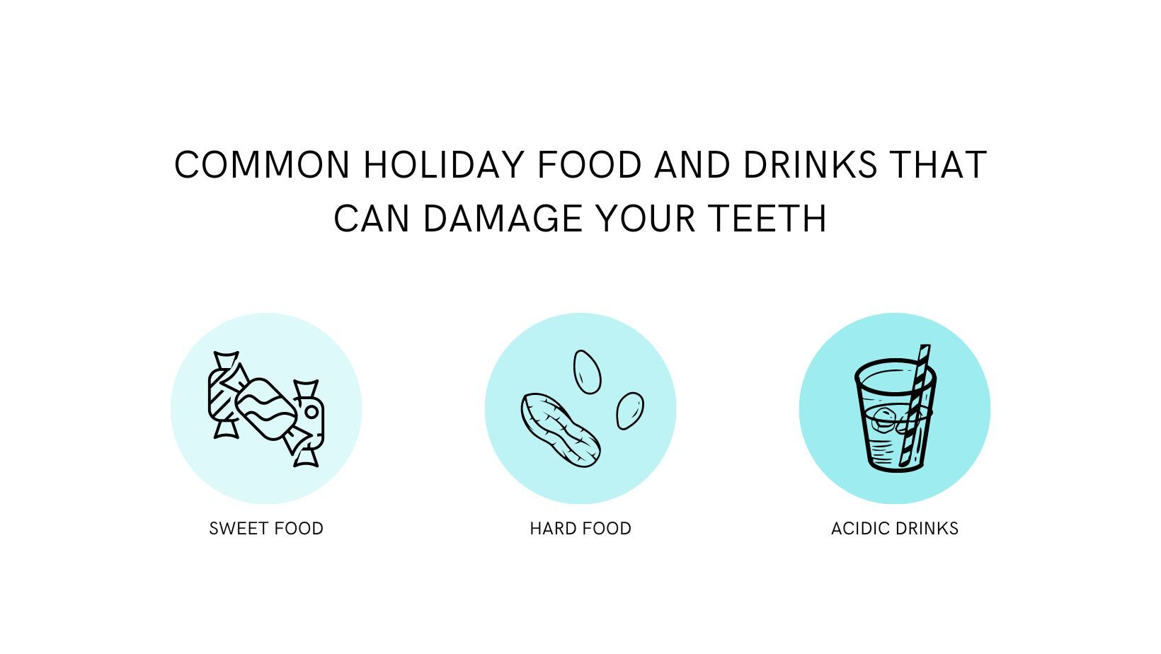 common holiday food and drinks that can damage your teeth